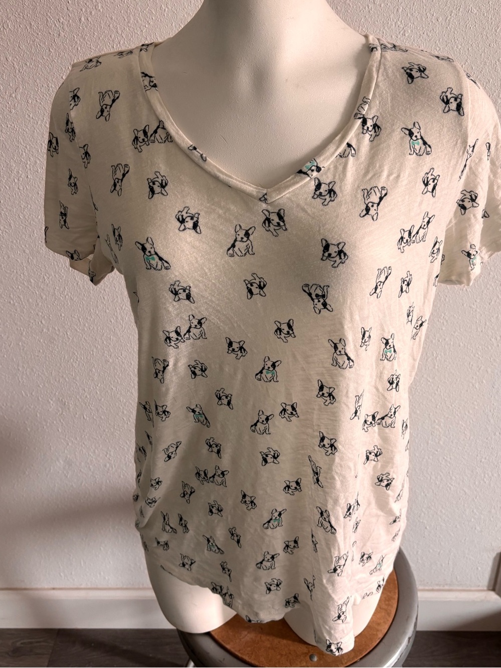 French Bulldog Cream Tee 🐾